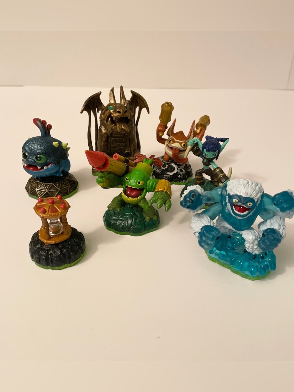 Activision Skylanders Slam Bam Elf Trigger Happy Zook Time Twister Dragons Peak